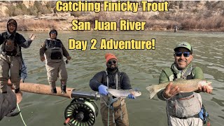 Cracking the Code: Catching Finicky Trout on the San Juan river | Day 2 Adventure! #rainbowtrout