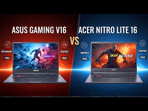 Asus Gaming v16 vs Acer Nitro Lite 16 | The Cheapest and the Best for Student Laptops Under $1300