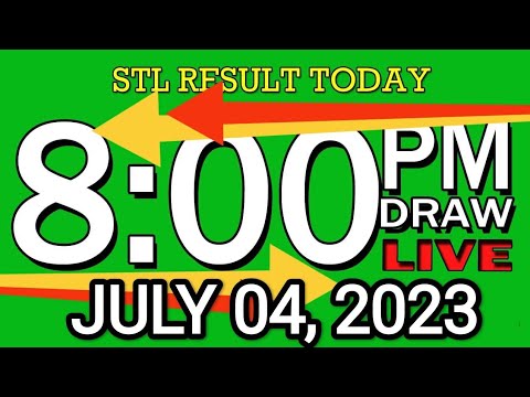 LIVE 8PM STL RESULT TODAY JULY 04, 2023 LOTTO RESULT WINNING NUMBER