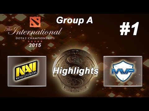 The Internatonal 2015 Group A - Navi vs MVP Phoenix game 1 highlights