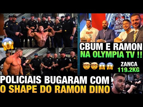 RAMON BUGOU OS POLICIAIS NO EUA - CBUM, DINO E CARIANI GRAVAM NA OLYMPIA TV + ZANCA ENORME
