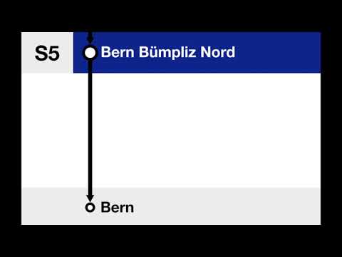 BLS Ansagen - S5 Neuchâtel/Murten – Kerzers – Bern (Teilstrecke KZ – BN)
