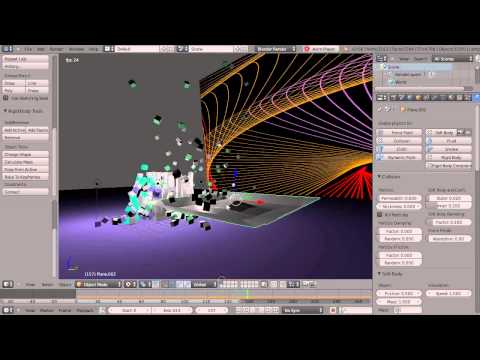 Blender Tutorial - Sorta Mixing Rigid Bodies and Soft Body Effects