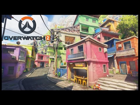 Paraíso - Overwatch 2 |🎧 Ambient Soundscape 🎧| ASMR | Futuristic Rio de Janeiro Brazilian Town