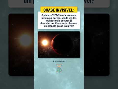 O planeta mais escuro do Universo 🕳️🪐