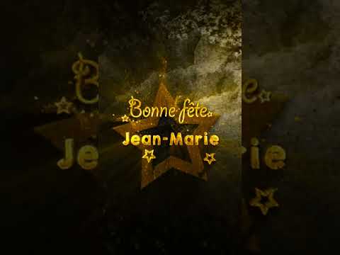 Bonne fête Jean-Marie ! Le Prénom Jean-Marie se fête le 04 Août ou la veille  #saint #jm