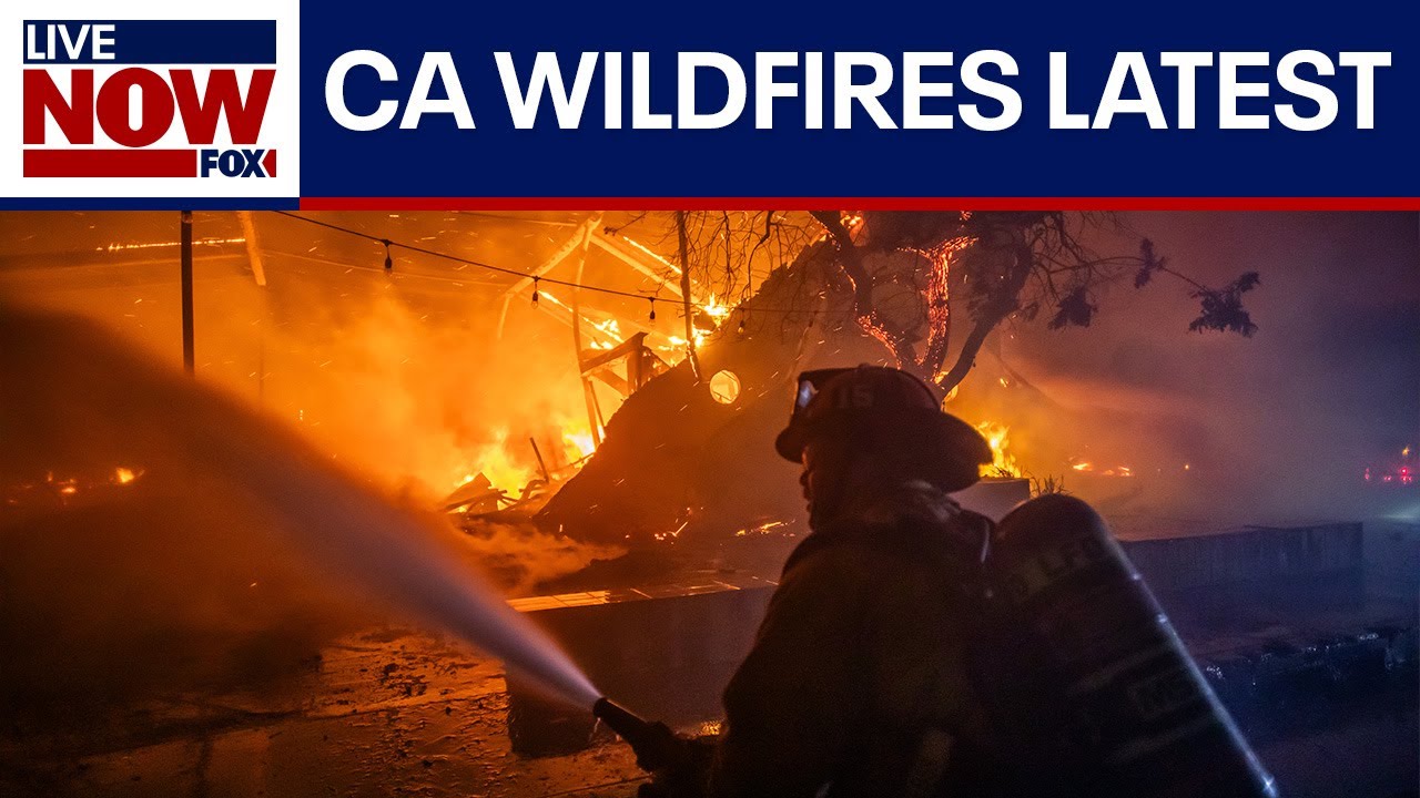 LIVE: California Fires: Palisades, Eaton, Kenneth fires burn, MAJOR evacuation orders in LA County