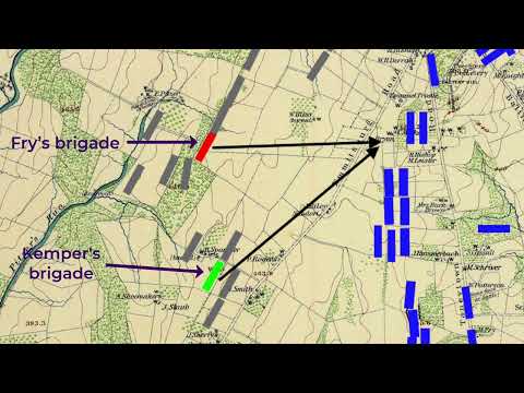Gettysburg, Day Three - Pickett's Attack: to Emmitsburg Road