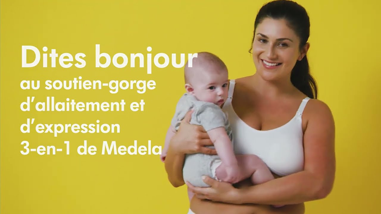 Soutien-gorge d'allaitement et d'expression 3 en 1 Medela - Respirant et  léger pour un