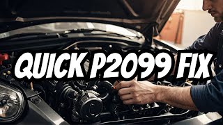 FIX Your p2099 Code NOW