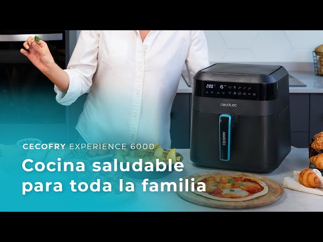 Cecotec Cecofry Experience 6000 Ölfreie Fritteuse 6L 1700W video