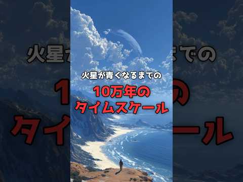 火星が青くなるまでの「10万年のタイムスケール」。 のサムネイル