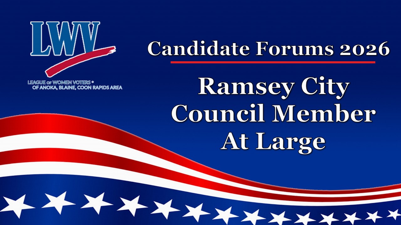 Ramsey City Council At Large 2026 LWV ABC Candidate Forum | QCTV