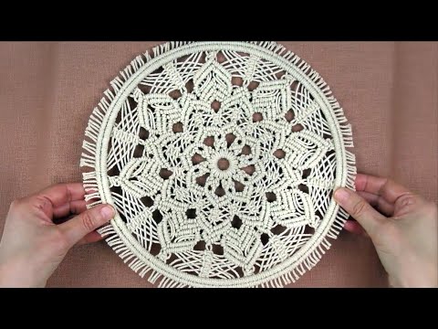 DIY Macrame Star Ornament Tutorial Handmade Christmas Tree Decoration