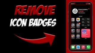 How To Disable Red Notification Badge from App Icons on iPhone 📲| Remove Notification Badge iPhone
