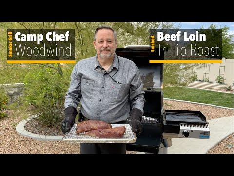 Smoked Beef Loin Tri Tip Roast on Camp Chef Woodwind...