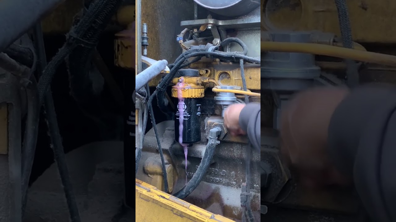 Bleeding AIR from a DIESEL fuel system.