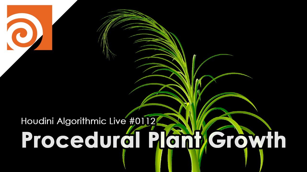 Houdini Algorithmic Live #112 - Procedural Plant Growth