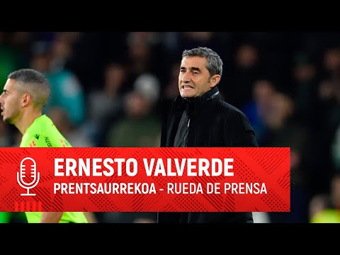 Imagen de portada del video 🎙 Ernesto Valverde | post Real Betis 2-2 Athletic Club | J22 LaLiga EA Sports