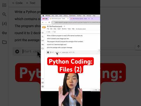 Part 2 How To Read From Files And Write To Files Using Python Coding Computing Olevel Python