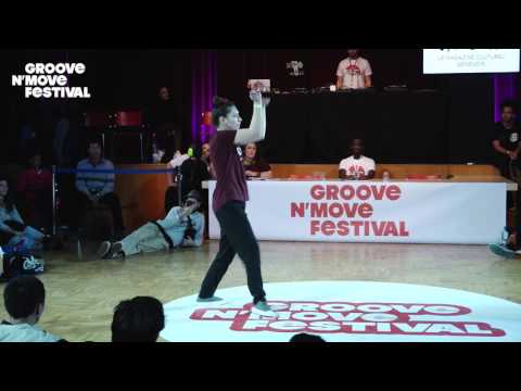 GROOVE'N'MOVE BATTLE 2017 - 1/4 Final Tutting - Leïla vs Serizawa