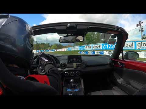 Having fun on worn out tires at the Sosnová racetrack in Mazda MX-5 ND