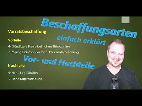 Beschaffungsarten | einfach erklärt | Vor- und Nachteile | Dave Seller