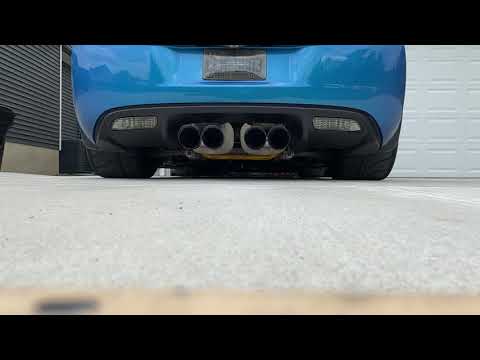 Corsa Extreme For C6 Z06 Meets Heads n Cam LS7! COLD START Idle