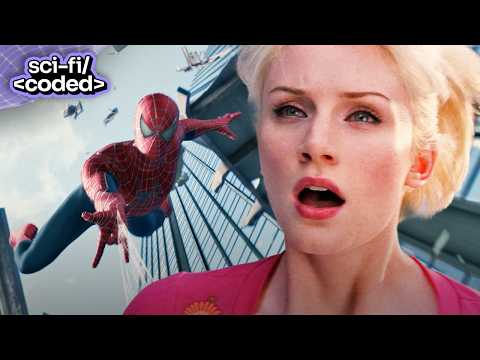 spider-man 3 (2007) – spider-man saves gwen stacy mid-fall
