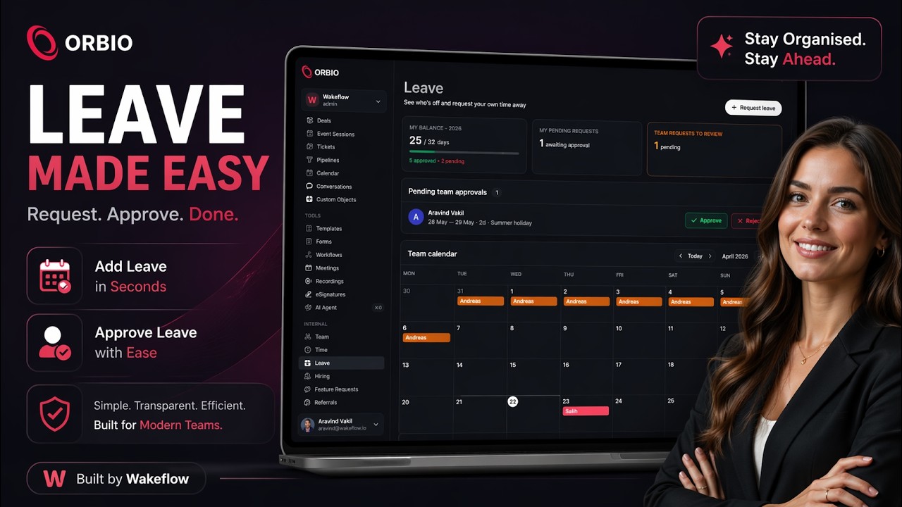 Approving leave shouldn't take 14 emails | Orbio