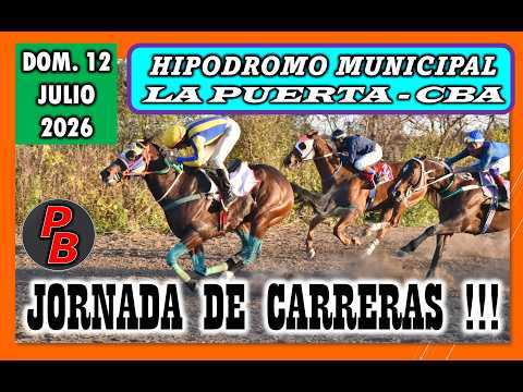 CARRERAS HIPODROMO MUNICIPAL LA PUERTA - CORDOBA (12-07-2026)