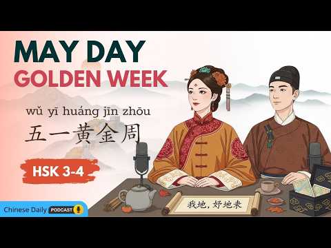 HSK 3-4 | How Chinese Spend May Day 🇨🇳 中国人怎么过五一?| Chinese Daily Podcast