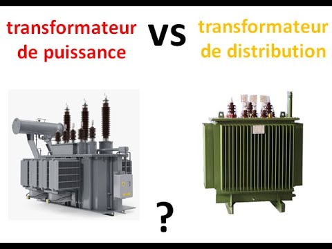 différences  entre transformateur de puissance et  transformateur  de distribution.