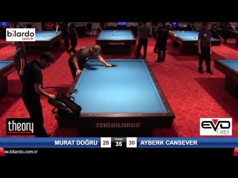 MURAT DOÄRU & AYBERK CANSEVER Bilardo Maçı - 2018 ERKEKLER 2.ETAP-2.Tur