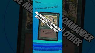 Regeneration is kind of busted.  #mtg #cardgame #edh #commander #tcg