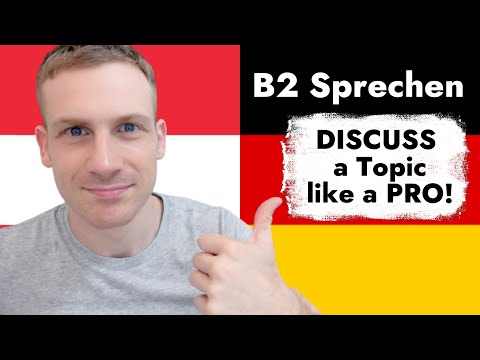 🔑HOW TO give a GREAT SPEECH B2 (and C1...) Sprechen Teil 1