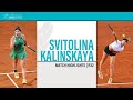 Elina Svitolina - Anna Kalinskaya | ROME R32 - Match Highlights #IBI24