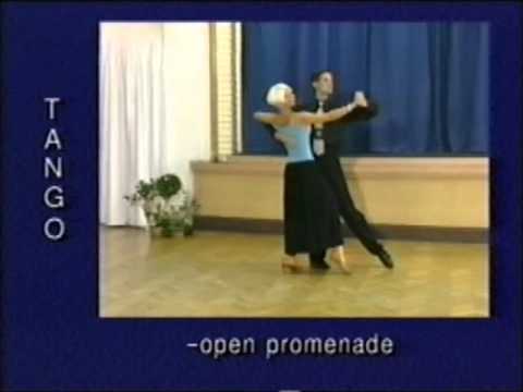 Tango dance steps 13. Open promenade