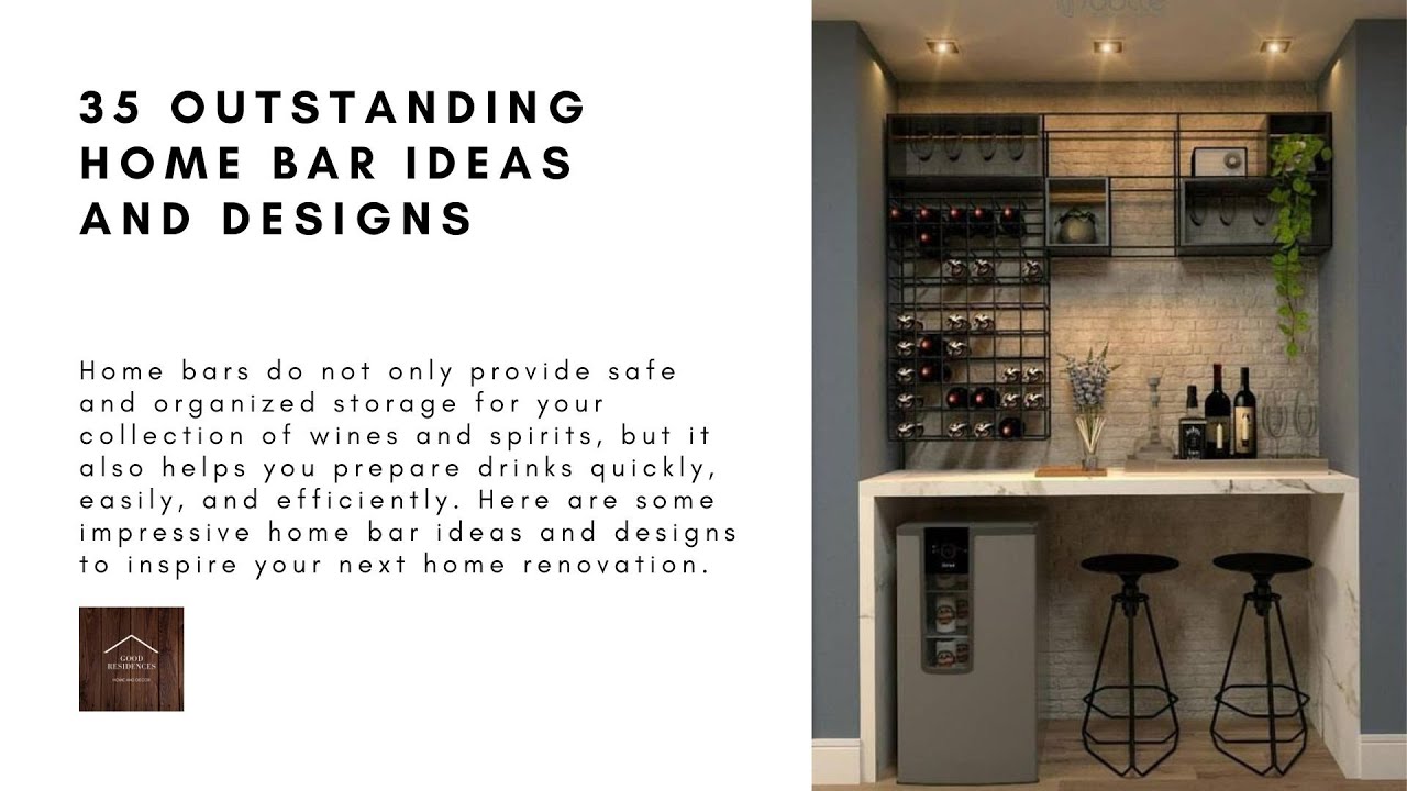 35 Outstanding Home Bar Ideas and Designs