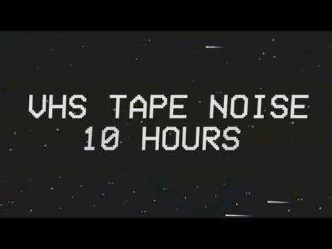 VHS VCR Tape Noise 10 HOURS Video Cassette TV Buzz Better Sleep Nostalgic Relaxing White Noise