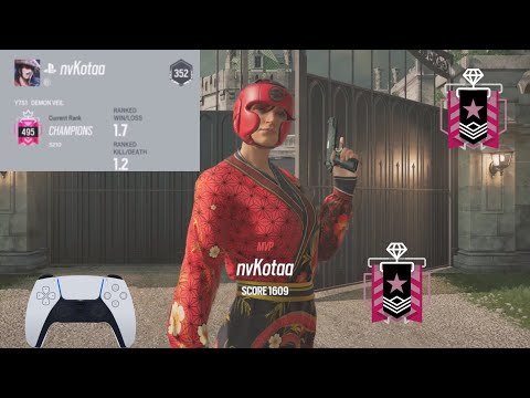 #1 TOP CONTROLLER CHAMPION RANKED HIGHLIGHTS  + BEST (FOV) ON CONSOLE (PS5/XBOX) - Rainbow Six Siege