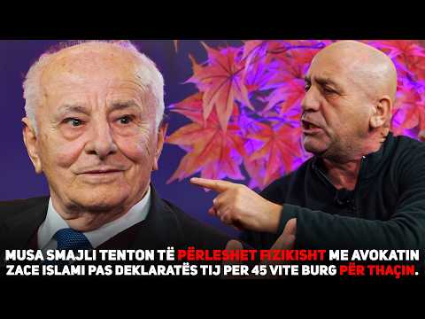 Kojshia Show- Musa Smajli tenton të përleshet fizikisht me Zace Islami pas deklaratës tij per Thacin