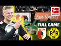 Erling Haaland's Debut plus HAT-TRICK | FULL GAME | FC Augsburg - Borussia Dortmund