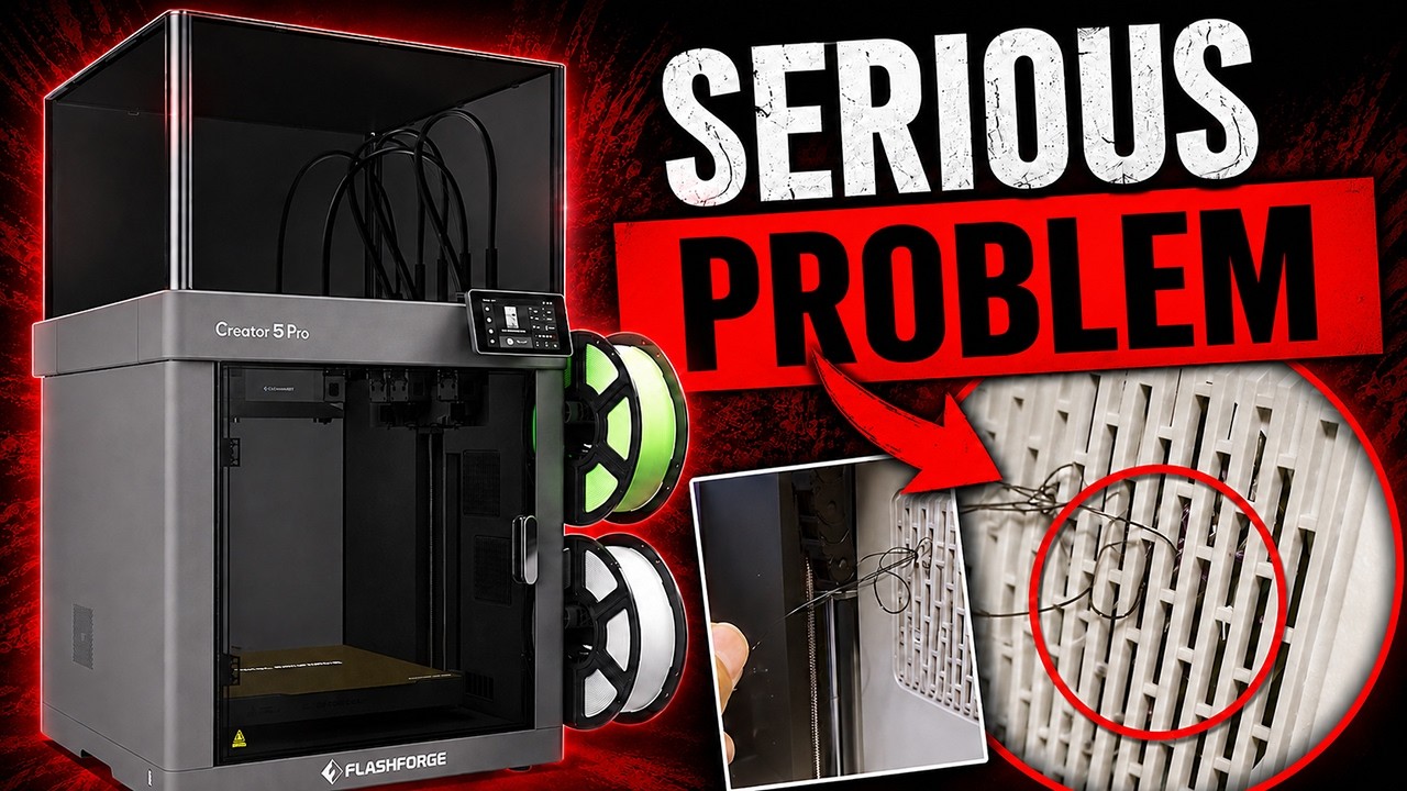 Video-Vorschaubild zum Flashforge Creator 5 Pro Praxisbericht