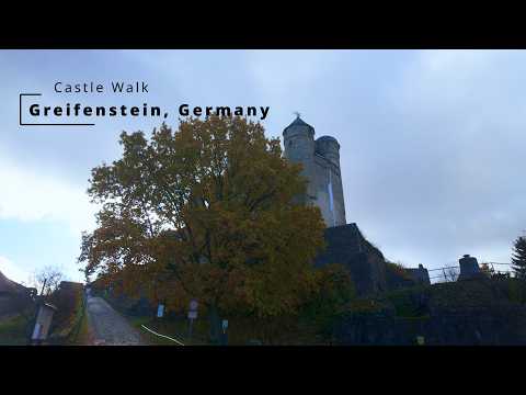 Walking Around Burg Greifenstein | Historic Castle Walk in Germany 4K