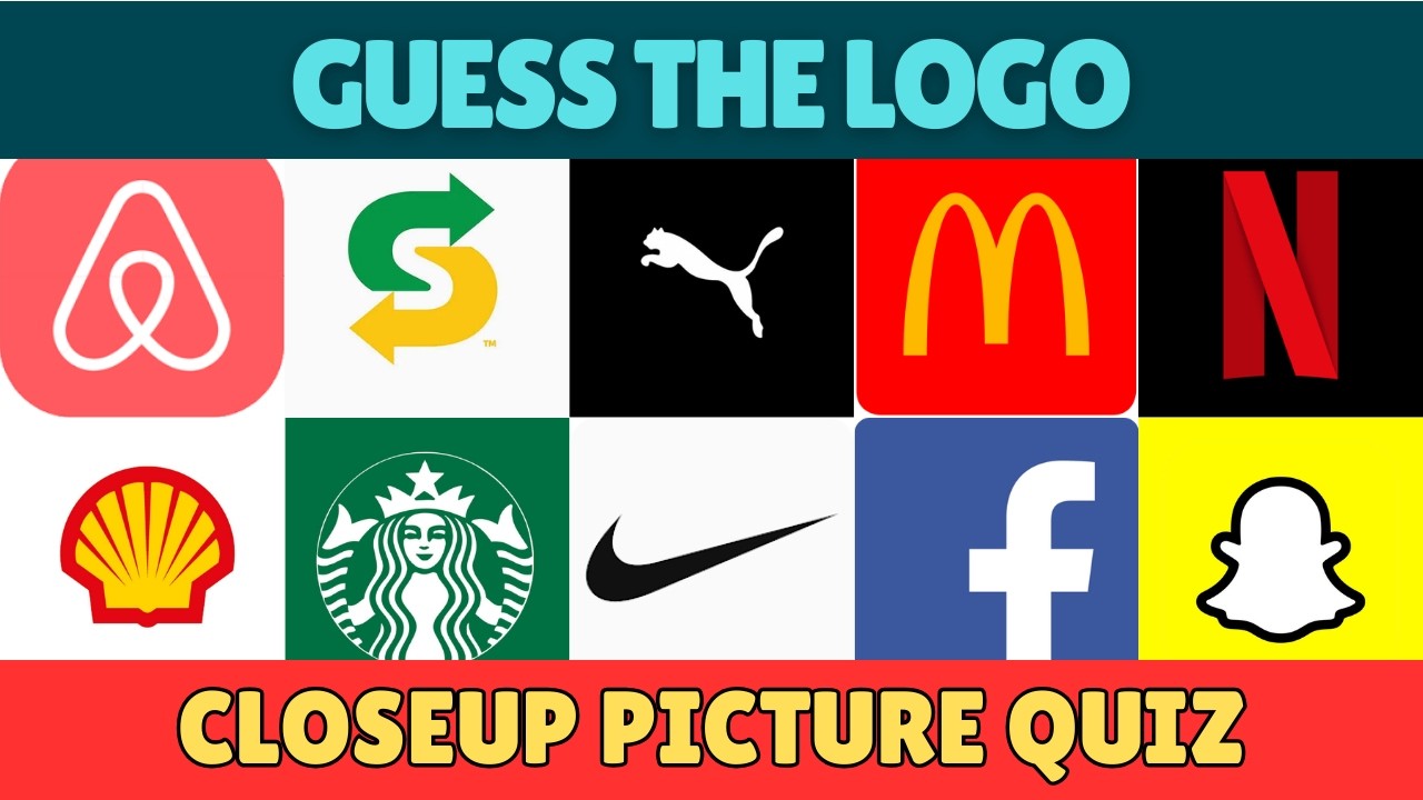 99% Fail This! Guess the Logo by Close-Up Image | Logo Quiz Challenge