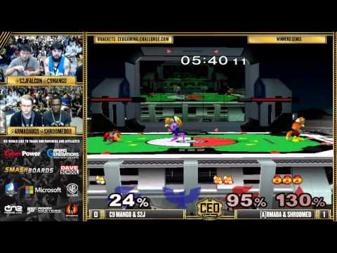 CEO 2015 - C9 Mango & S2J Vs. [A] Armada & Shroomed - SSBM Winners Semis - Smash Melee