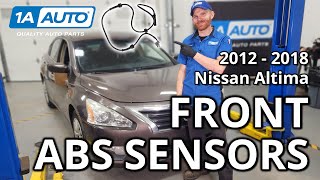 How to Replace Front ABS Sensors 2012-2018 Nissan Altima