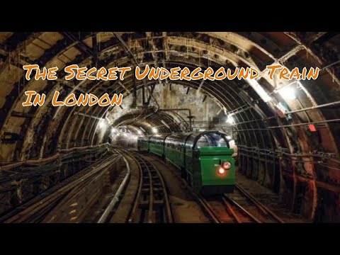 We took a ride on the Secret underground train in London🚇🇬🇧