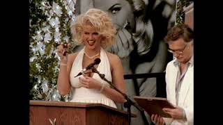 Anna Accepting the Award for 1993 Playmate of the Year